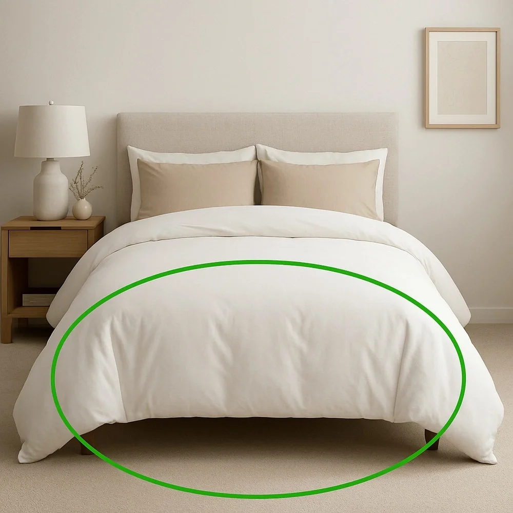 New Frette 100% Cotton Ultra-Luxury High Thread Count White King Duvet Cover - Picture 2 of 7